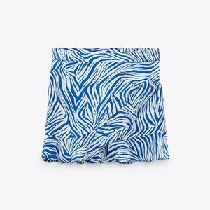 Zara zebra shorts